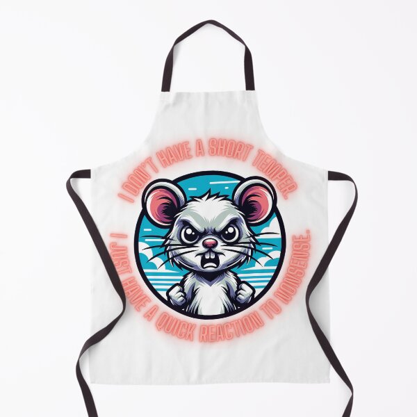Item preview, Sassy Rat Quote Art - ‘Quick Reaction to Nonsense’ Design designed and sold by ArtbotsGallery.