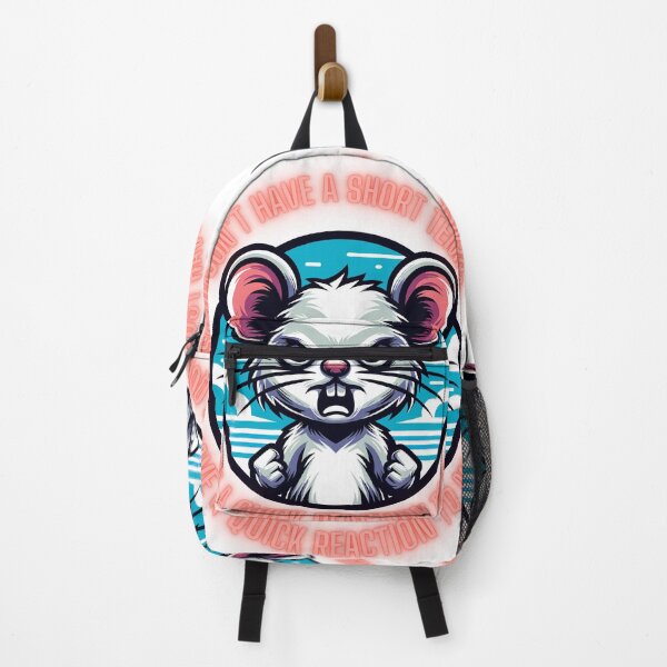 Item preview, Sassy Rat Quote Art - ‘Quick Reaction to Nonsense’ Design designed and sold by ArtbotsGallery.