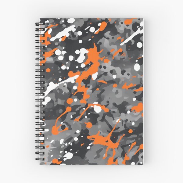 Item preview, Splatter Orange Camouflage designed and sold by TheCamoShop.