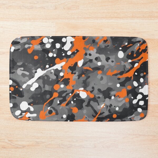 Item preview, Splatter Orange Camouflage designed and sold by TheCamoShop.