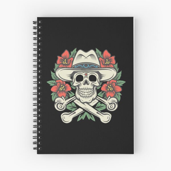 Item preview, American Traditional Cowboy Skull Tattoo designed and sold by Goku Creations.