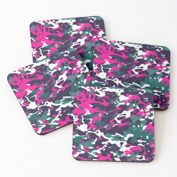 Item preview, Pink and Green Splatter Camouflage designed and sold by TheCamoShop.