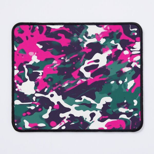 Item preview, Pink and Green Splatter Camouflage designed and sold by TheCamoShop.