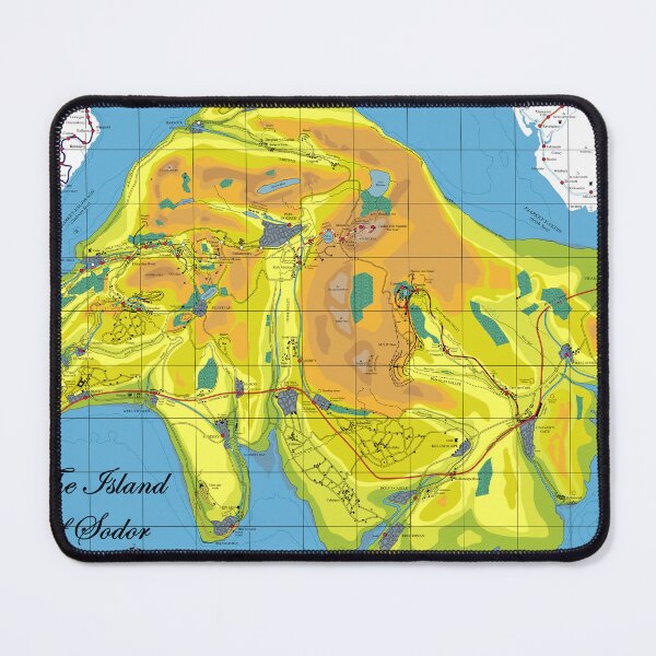 Item preview, Sodor Map designed and sold by Toy-Ography.
