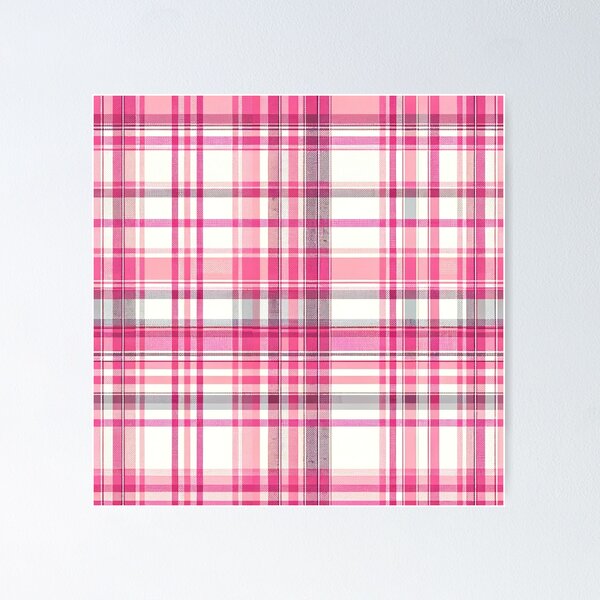 Item preview, Pink Plaid (Tartan) Print designed and sold by PinUpPizzazz.