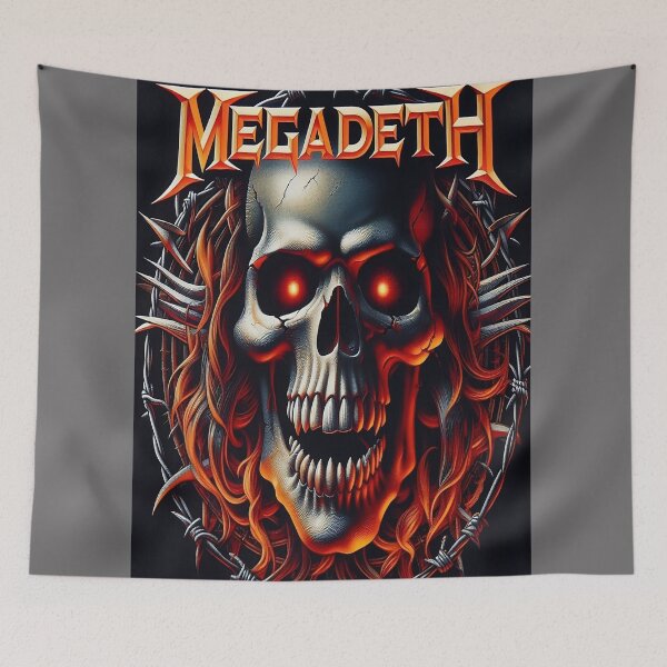 Item preview, Megadeth skull logo designed and sold by Down Unda Store.