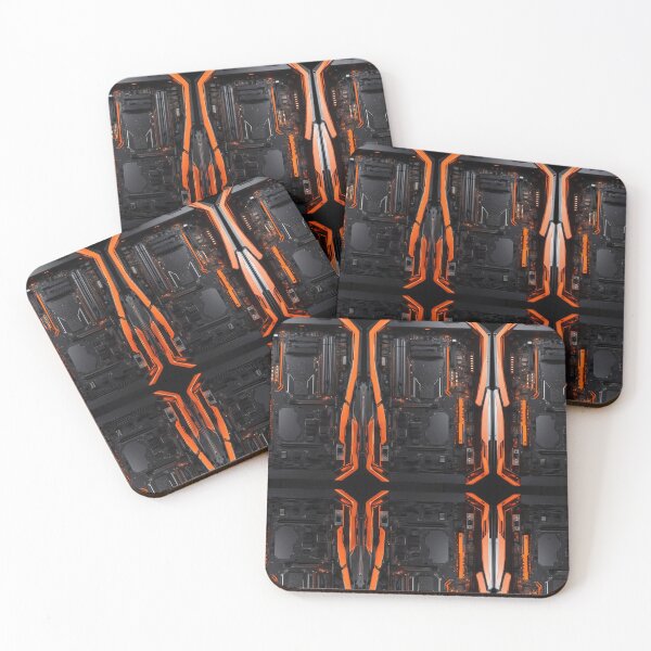 Item preview, Cybernetics - Black and Orange - 02 designed and sold by Mystic-Images.