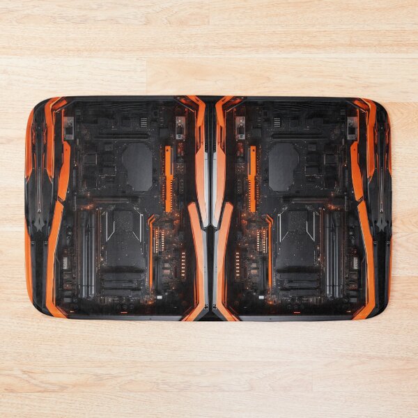 Item preview, Cybernetics - Black and Orange - 02 designed and sold by Mystic-Images.