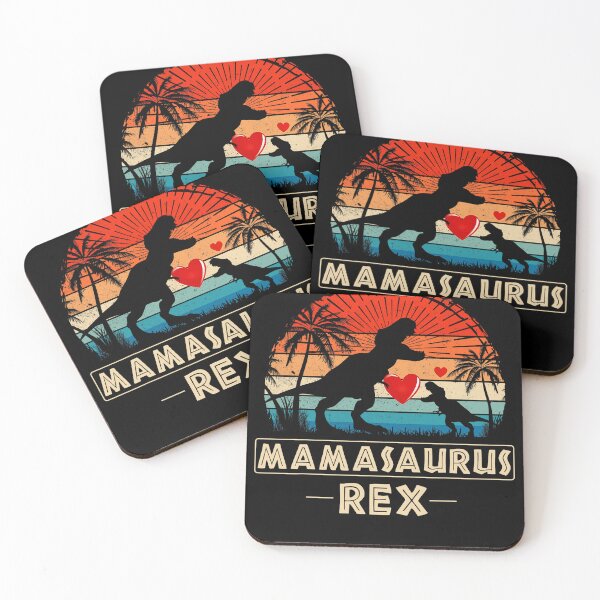 Item preview, Funny Mamasaurus Dinosaur Rex Mom And Kids designed and sold by SpeedyPrints.