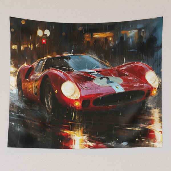 Item preview, Midnight Drizzle: The Classic Racer's Wet City Sprint designed and sold by oanaunciuleanu.