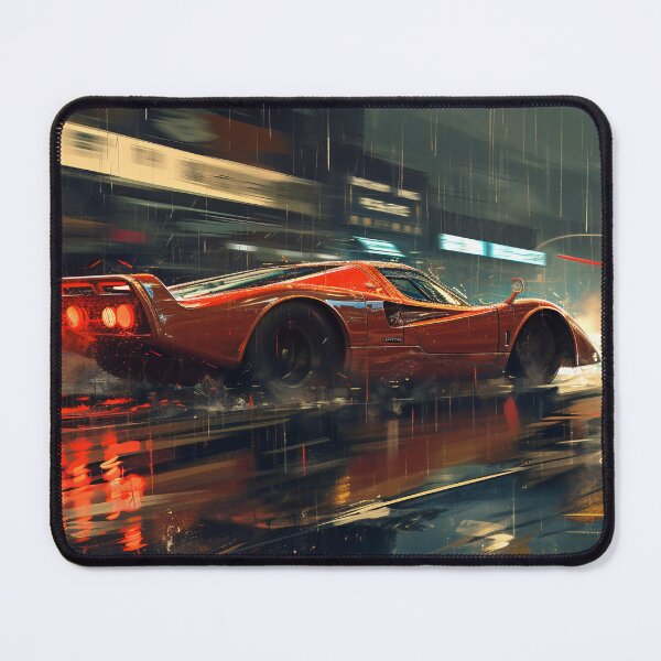 Item preview, Midnight Drizzle: The Classic Racer's Wet City Sprint designed and sold by oanaunciuleanu.