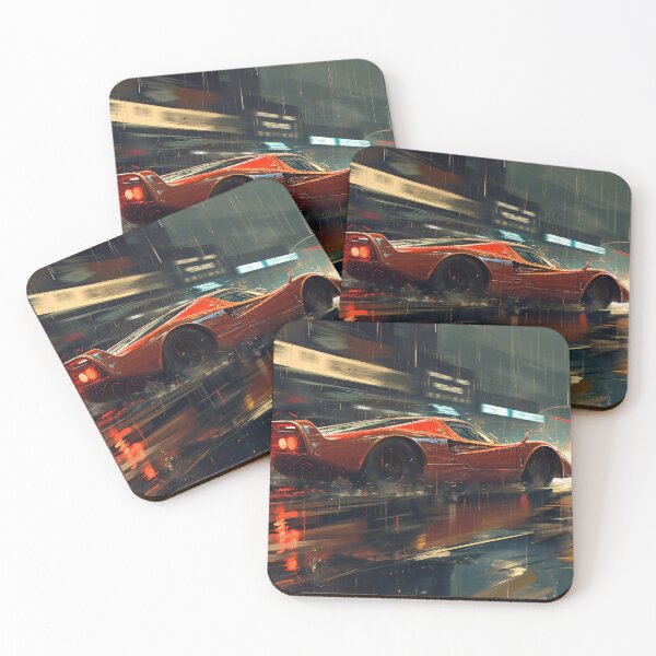 Item preview, Midnight Drizzle: The Classic Racer's Wet City Sprint designed and sold by oanaunciuleanu.