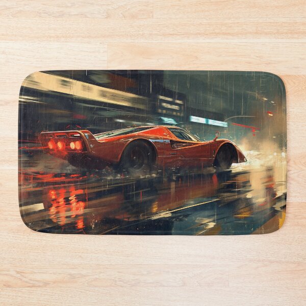 Item preview, Midnight Drizzle: The Classic Racer's Wet City Sprint designed and sold by oanaunciuleanu.