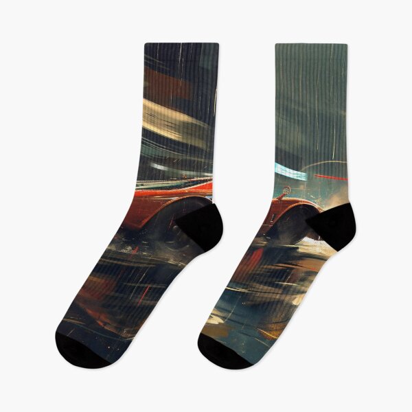 Item preview, Midnight Drizzle: The Classic Racer's Wet City Sprint designed and sold by oanaunciuleanu.