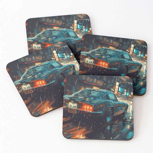 Item preview, Midnight Drizzle: The Classic Racer's Wet City Sprint designed and sold by oanaunciuleanu.