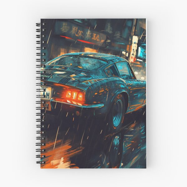 Item preview, Midnight Drizzle: The Classic Racer's Wet City Sprint designed and sold by oanaunciuleanu.