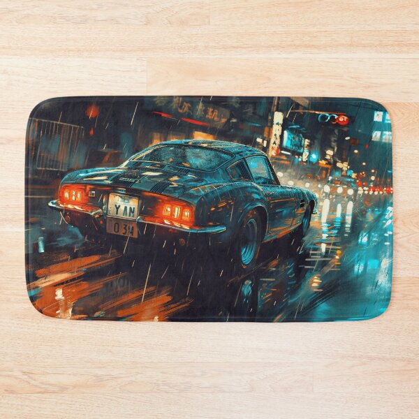 Item preview, Midnight Drizzle: The Classic Racer's Wet City Sprint designed and sold by oanaunciuleanu.
