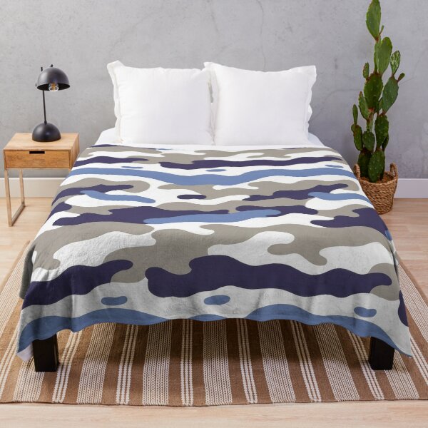 Item preview, Blue and brown camouflage designed and sold by TheCamoShop.