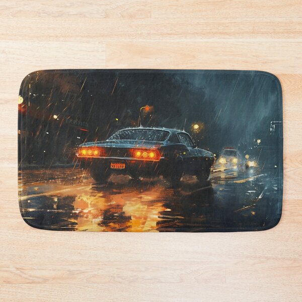 Item preview, Midnight Drizzle: The Classic Racer's Wet City Sprint designed and sold by oanaunciuleanu.