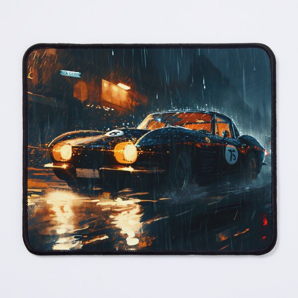Item preview, Midnight Drizzle: The Classic Racer's Wet City Sprint designed and sold by oanaunciuleanu.
