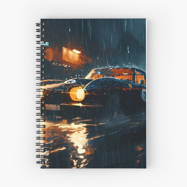 Item preview, Midnight Drizzle: The Classic Racer's Wet City Sprint designed and sold by oanaunciuleanu.