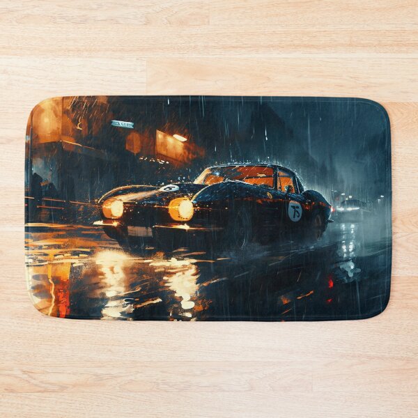 Item preview, Midnight Drizzle: The Classic Racer's Wet City Sprint designed and sold by oanaunciuleanu.