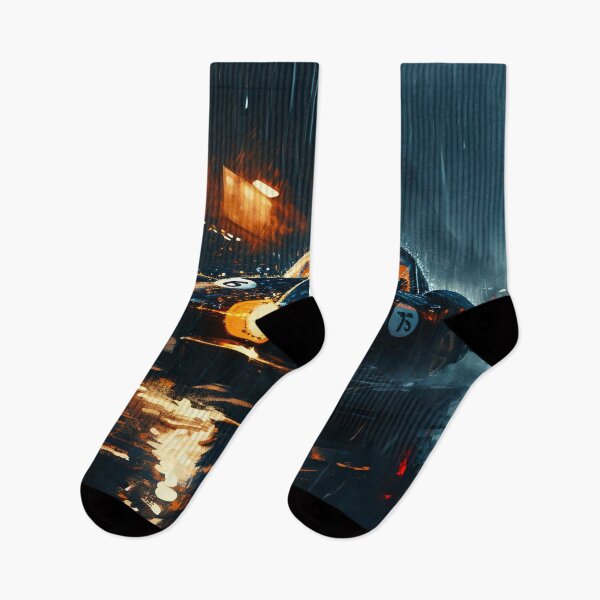 Item preview, Midnight Drizzle: The Classic Racer's Wet City Sprint designed and sold by oanaunciuleanu.