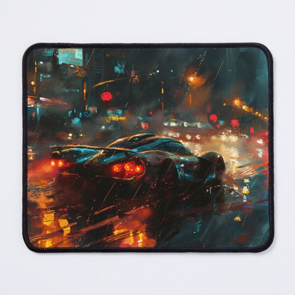 Item preview, Midnight Drizzle: The Classic Racer's Wet City Sprint designed and sold by oanaunciuleanu.