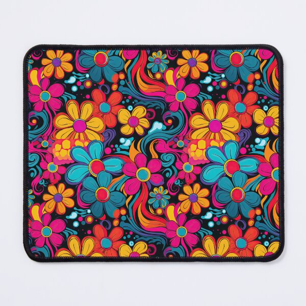 Item preview, Psychedelic Floral Groove: Retro 60s Flower Power designed and sold by Sventek.