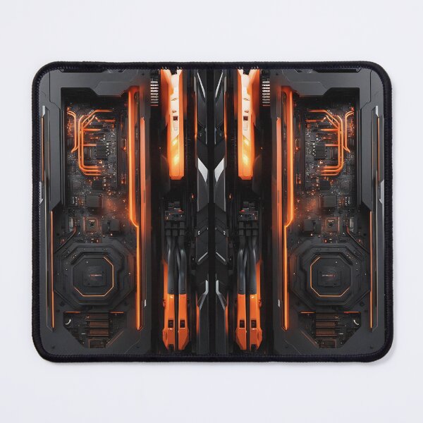 Item preview, Cybernetics - Black and Orange - 03 designed and sold by Mystic-Images.