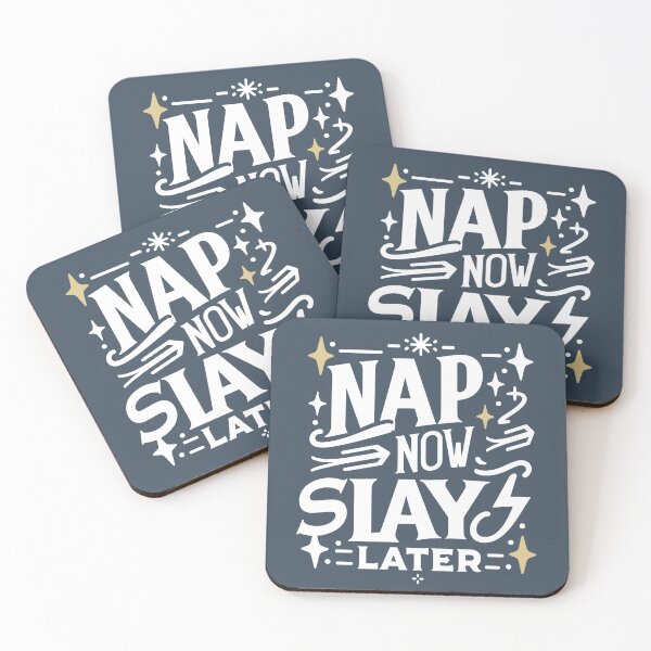 Item preview, funny 70th birthday quote Nap Now Slay Later designed and sold by euGeneral.