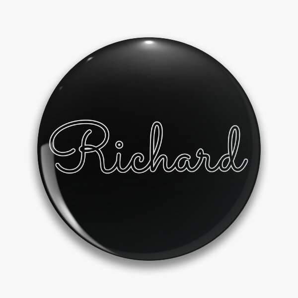 Item preview, Writing Richard Name Label (Black) designed and sold by NormadWorld.