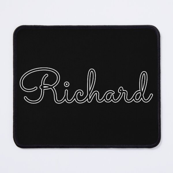 Item preview, Writing Richard Name Label (Black) designed and sold by NormadWorld.