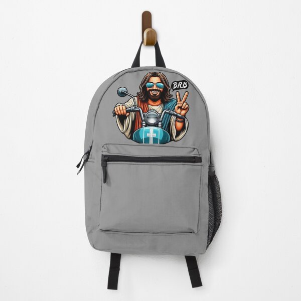 Item preview, BRB meme Jesus is coming soon Motorbike  designed and sold by plushism.