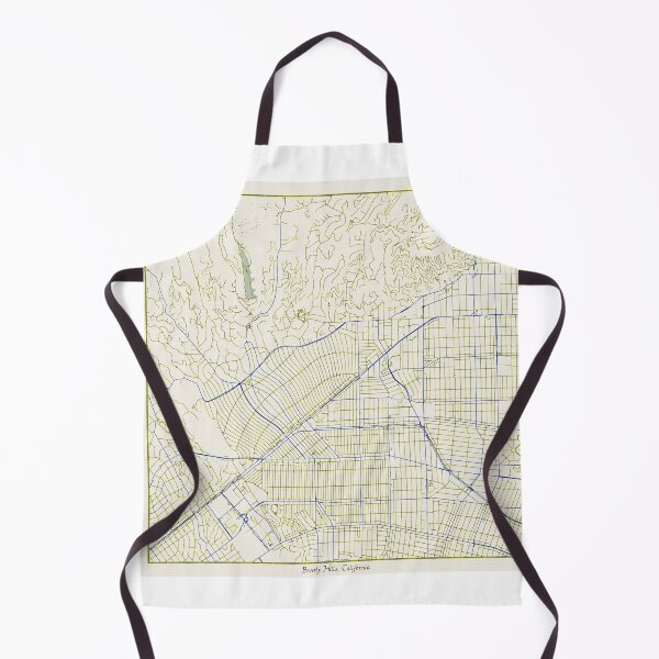 Item preview, Beverly Hills California City Map - Hand-Drawn designed and sold by StylishStacks.