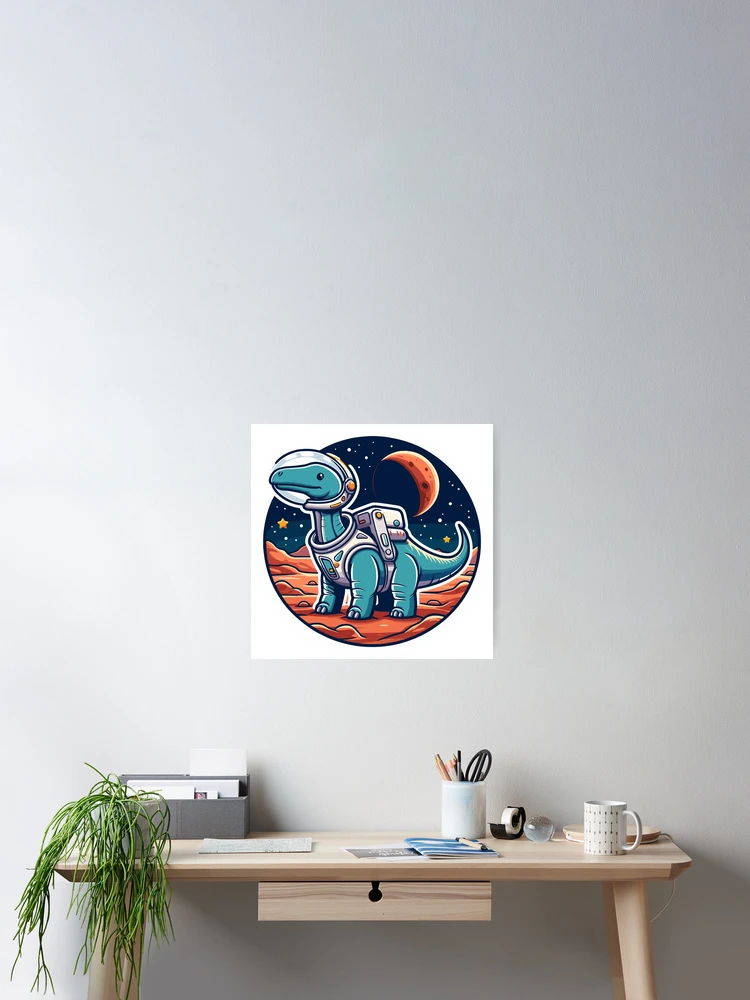Thumbnail 2 of 3, Poster, Space Explorer Sticker designed and sold by Pattern-Parade.