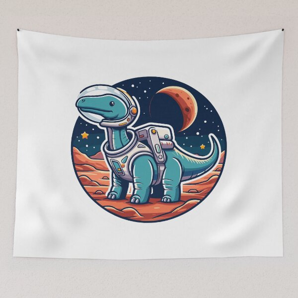 Item preview, Space Explorer Sticker designed and sold by Pattern-Parade.