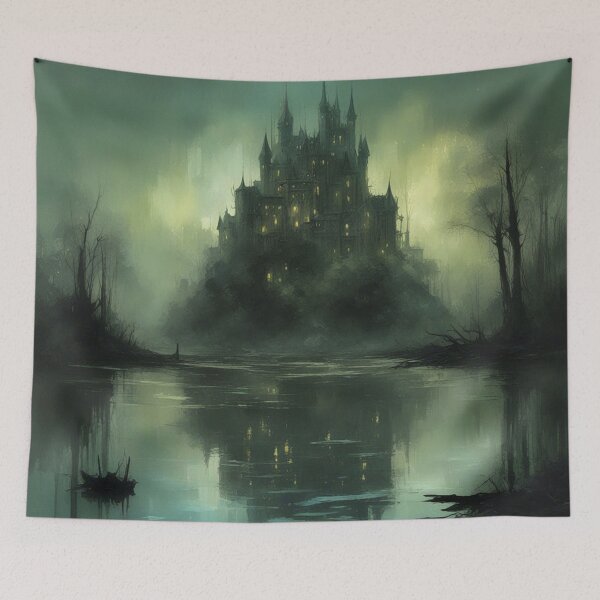 Item preview, Gothic Swamp Castle designed and sold by cr6zym1nd.