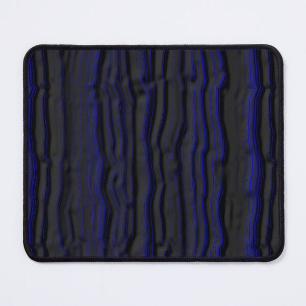 Item preview, 3d Jagged Black and Blue Pin Stripe Pattern designed and sold by TheRulerofEarth.
