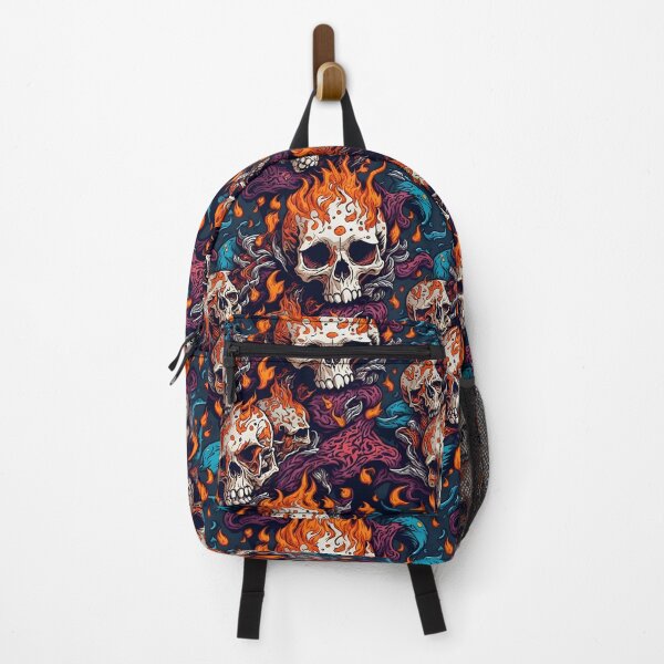 Item preview, Flaming Skulls designed and sold by Alahchin Art.