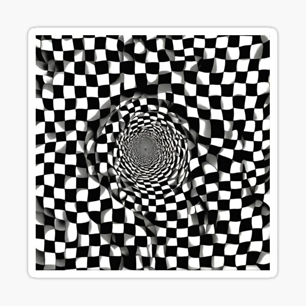 Item preview, Art, optical illusions, lines, circles designed and sold by 9blueart.