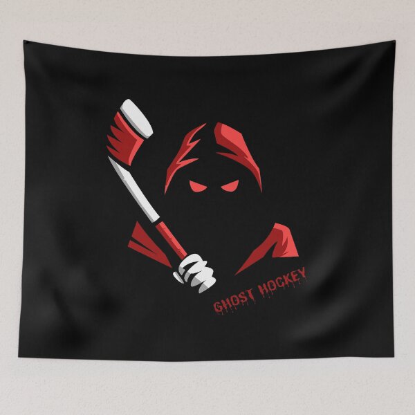 Item preview, Ghost Hockey  designed and sold by SportyVerse.