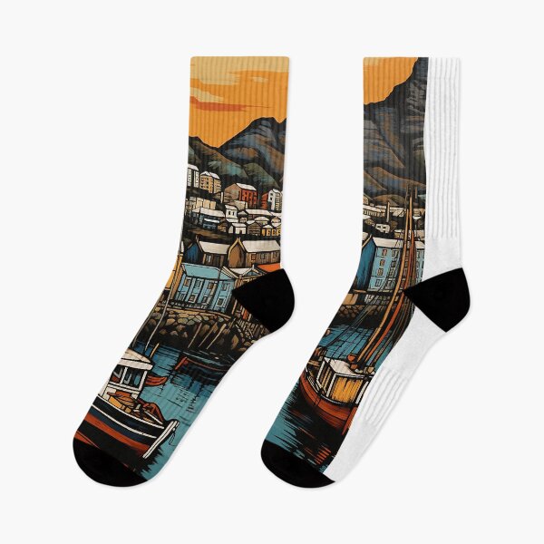 Item preview, Cape Town city colorful travel vintage graphic designed and sold by wonderfulpark.