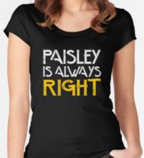 Paisley is always right Women's Fitted Scoop T-Shirt
