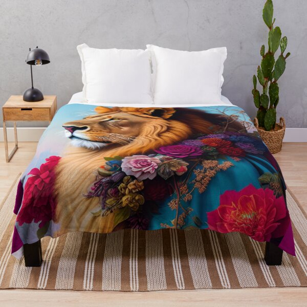 Item preview, Lion flower power designed and sold by Kosm1kuniverse.