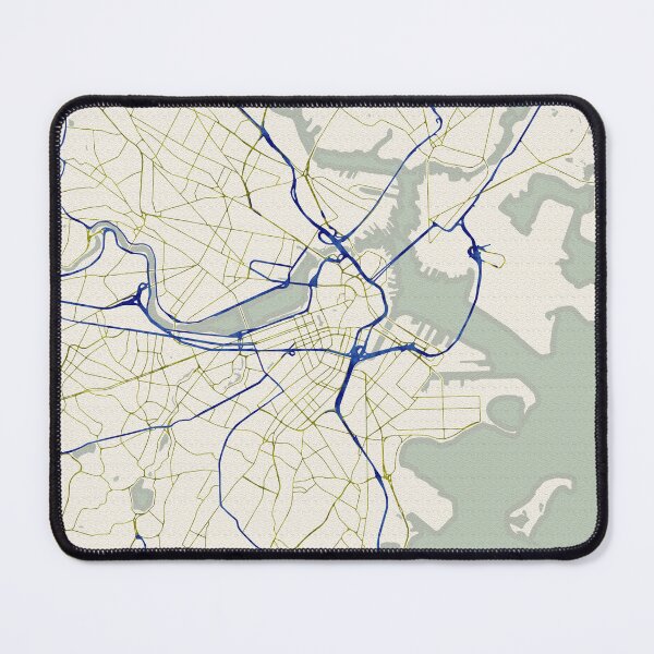 Item preview, Boston Massachusetts City Map - Hand-Drawn designed and sold by StylishStacks.