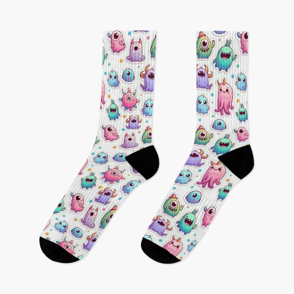 Item preview, Pastel Quirky Monsters designed and sold by chaleeredbubble.