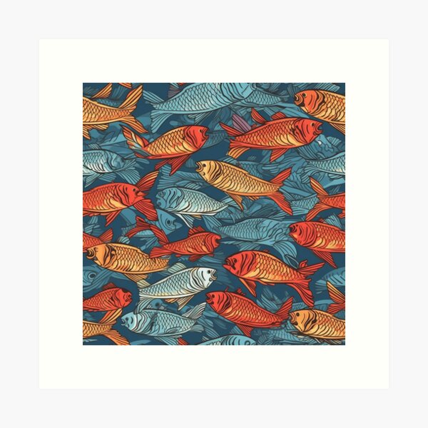 Art illustration - Lakes freshwater fish - Crystal Catfish