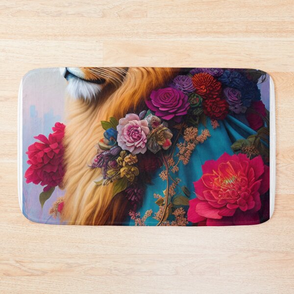 Item preview, Lion flower power designed and sold by Kosm1kuniverse.