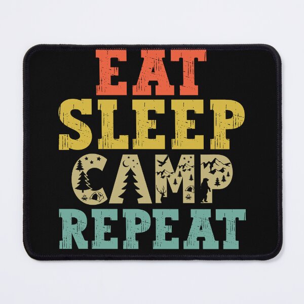 Item preview, Eat Sleep Camp Repeat Camping Lover designed and sold by travelesque.